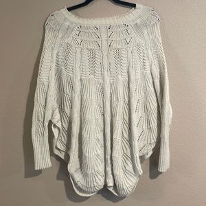 Anthropologie Angel of the North white sweater size xsmall/small.